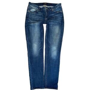 LUCKY BRAND Lolita Skinny Leg Medium Wash Whiskered Jeans Sz 10 / 30 W 32 x L 28